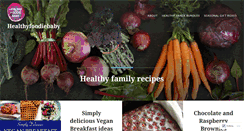 Desktop Screenshot of healthyfoodiebaby.com