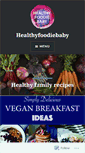Mobile Screenshot of healthyfoodiebaby.com
